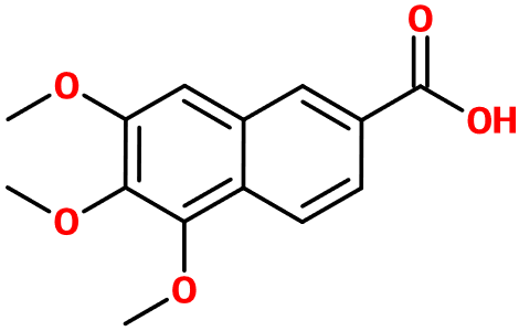 MC085137 5,6,7-Trimethoxy-2-naphthoic acid